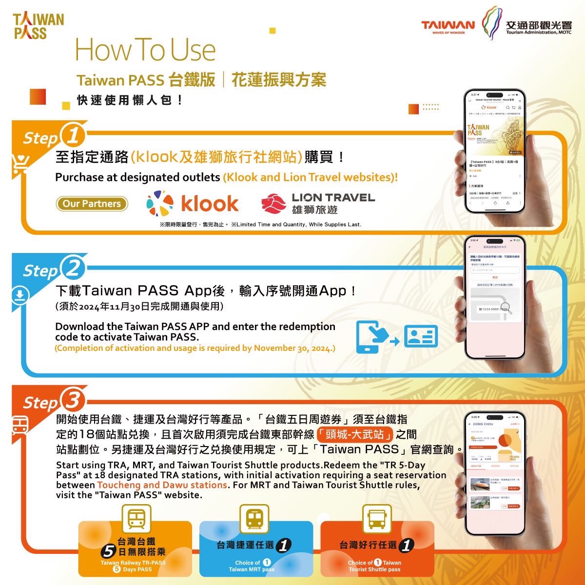 How to use Taiwan PASS