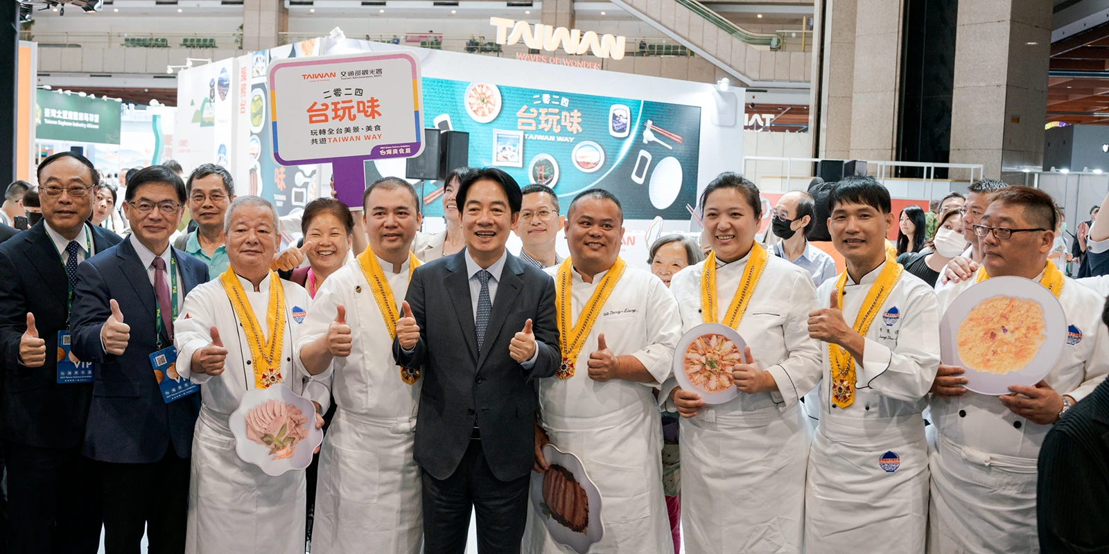 2024台灣美食展-總統開幕及巡場