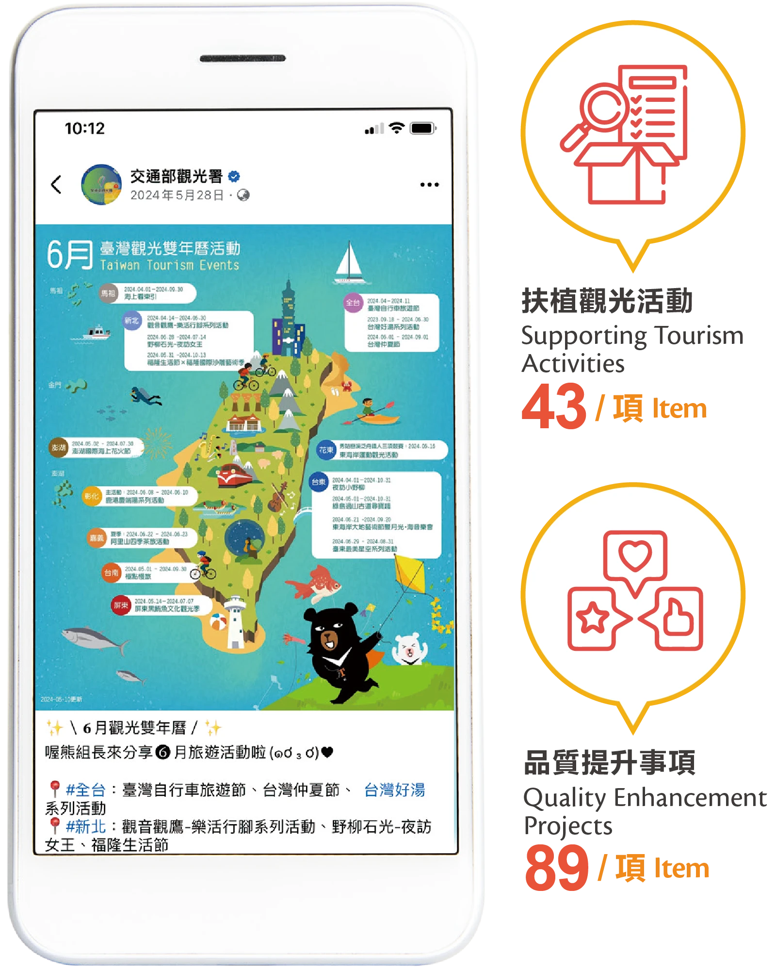 113年台灣觀光雙年曆活動地圖