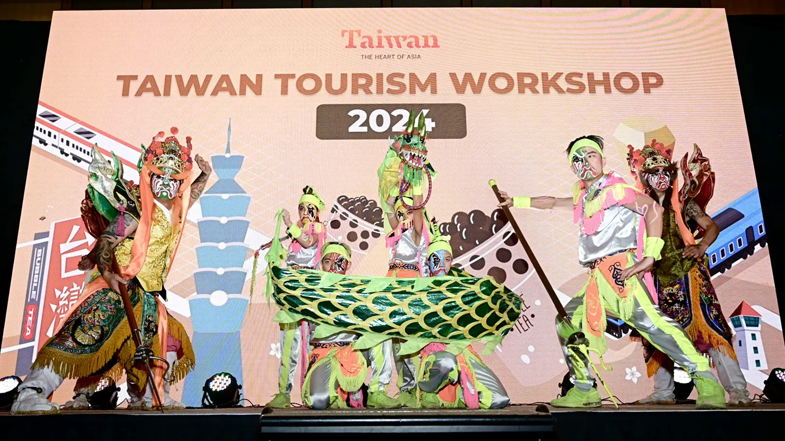 越南河內台灣觀光推廣會晚宴開場表演-禾一文化傳承舞團