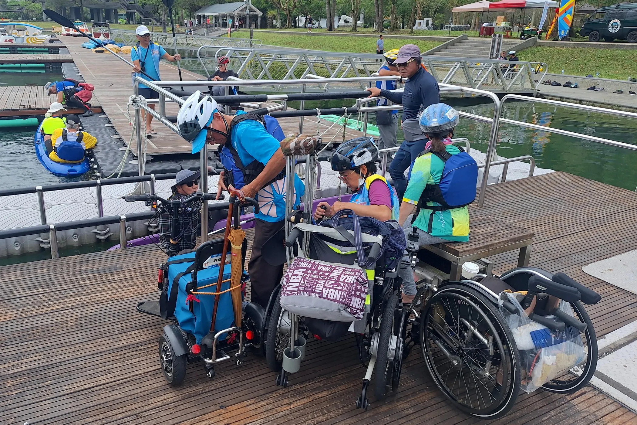 鯉魚潭水域遊憩活動無障礙體驗