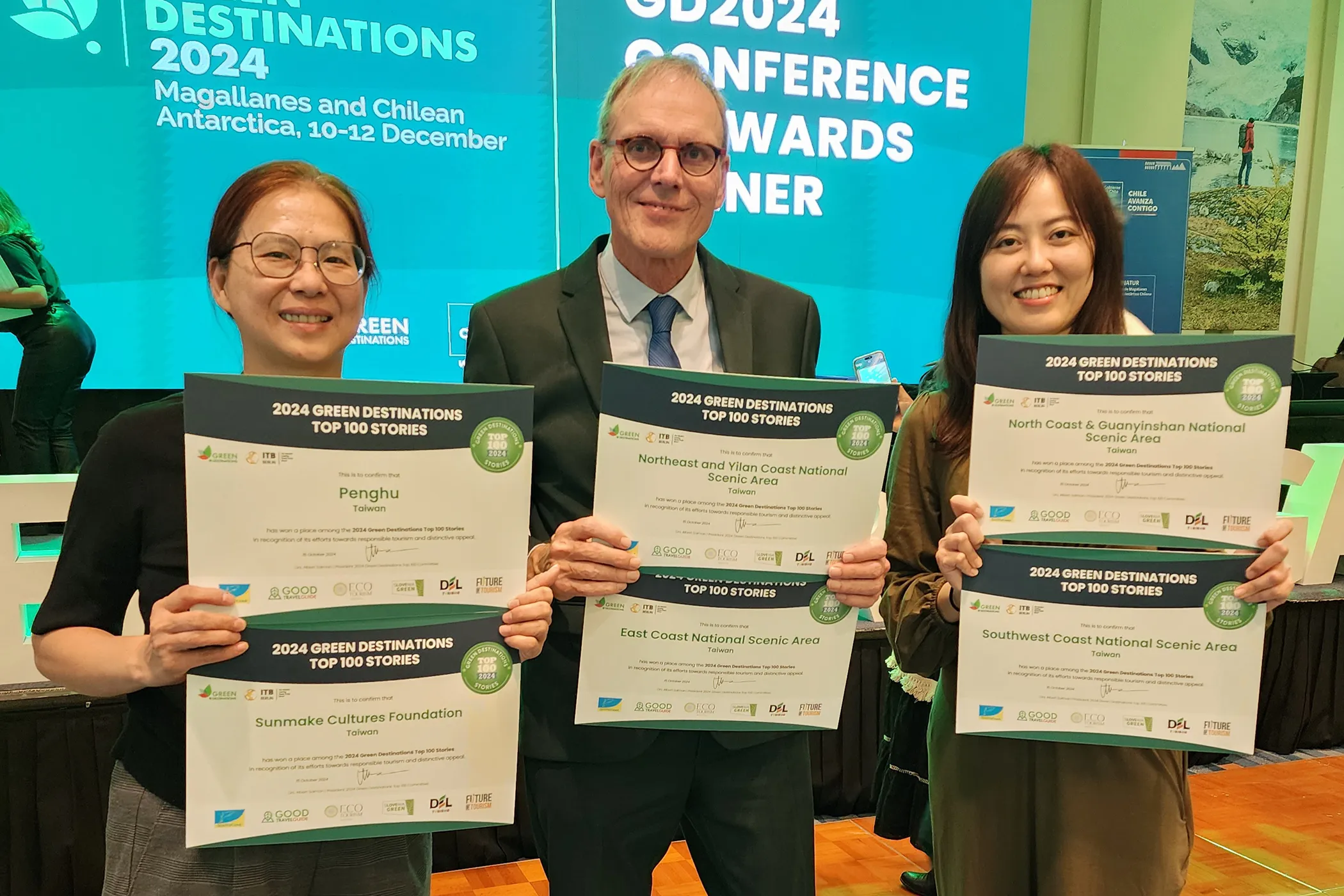 2024全球百大目的地永續故事獎領獎