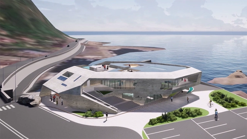 南雅旅遊服務中心模擬圖