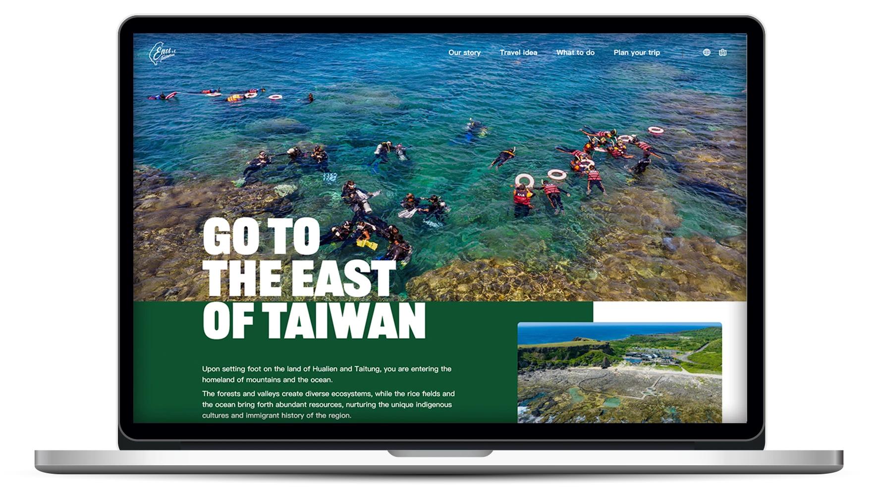 East of Taiwan花東觀光圈網站